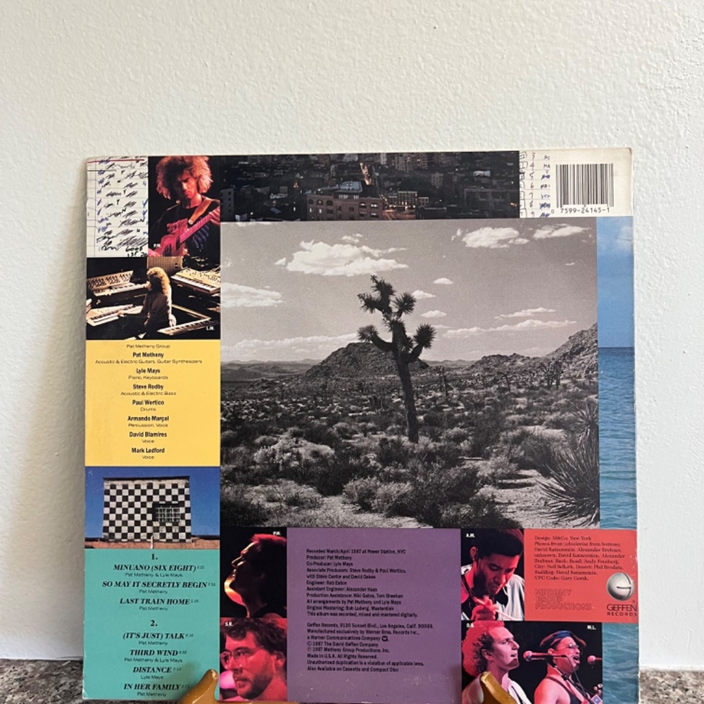 Pat Metheny Group album Still Life (Talking) - Picture 2 of 4